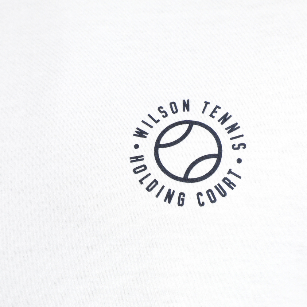 Мужское теннисное поло Wilson Graphic T-Shirt Men - White