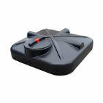 Ёмкость для душа  220л Политим 220 л. прямоугольный (1000x1000x365см;черный) - арт.560735