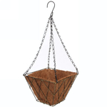 Кашпо для цветов 1,8л «Коковита» с кокосовым волокном, подвесное d=20см P135 ДоброСад