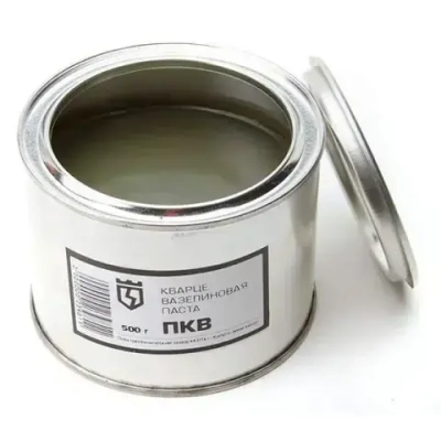 Кварцевазелиновая паста ПКВ (ТУ 36-513-Г-69) жестебанка 0,5 кг.