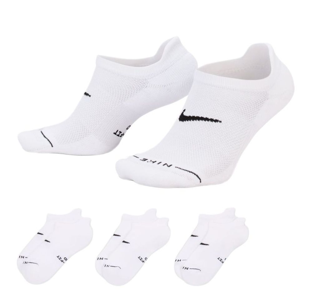 Теннисные носки Nike Everyday Elevated No-Show 3P - white