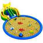 Надувной наземный аквапарк «Морской слон» 23*15*6 м, размер бассейна 15*15*0.8 м