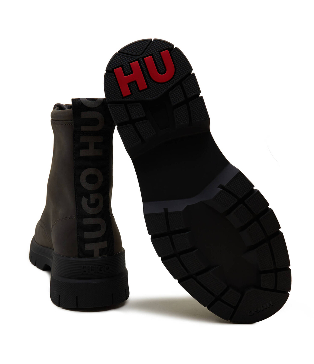 Кожаные трапперы ryan HUGO - хаки(50503872)