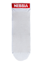Носки NEBBIA “SMASH IT” ankle length socks 102 Белые