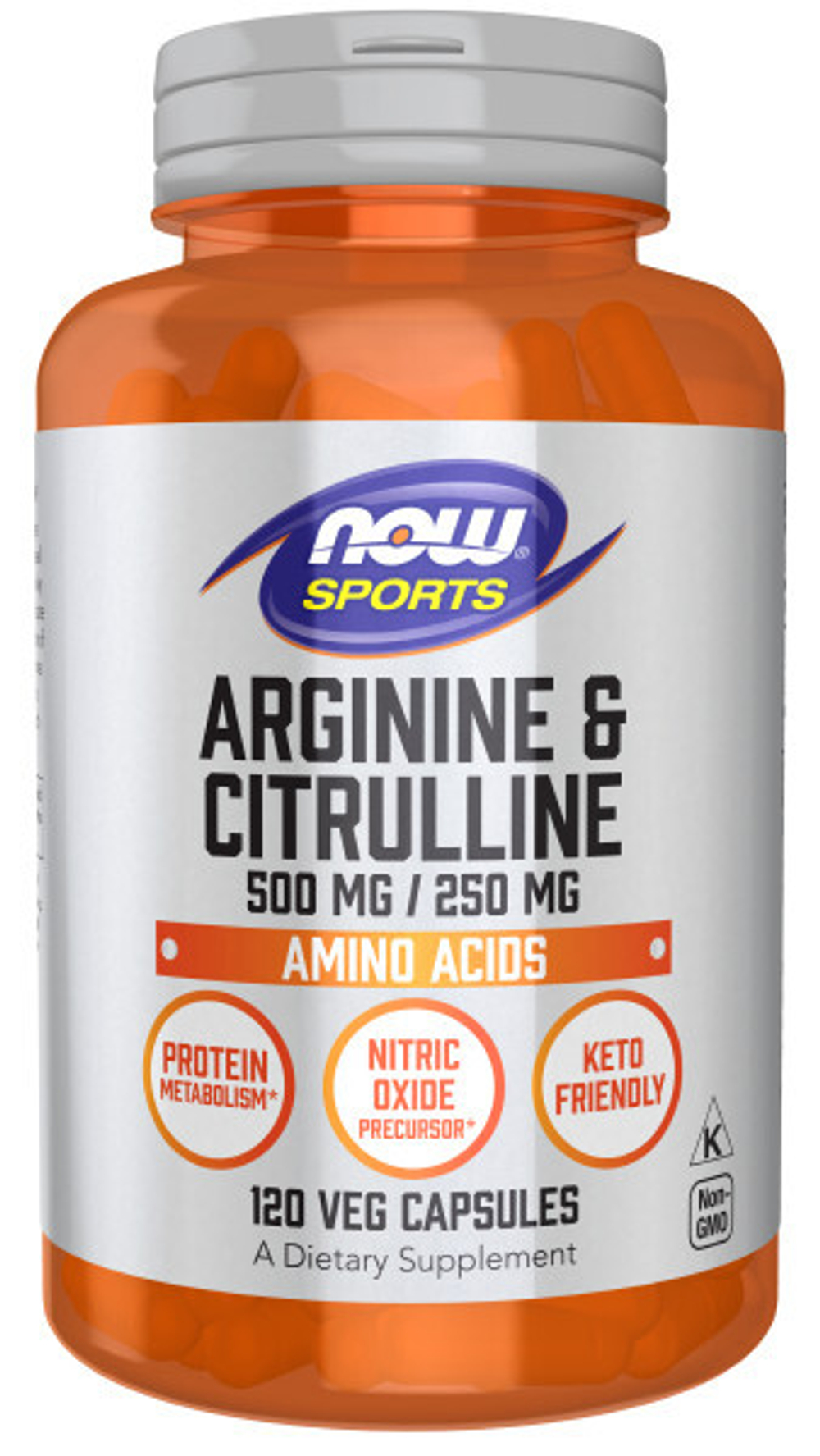 Arginine 500 mg & Citrulline 250 mg 120 caps