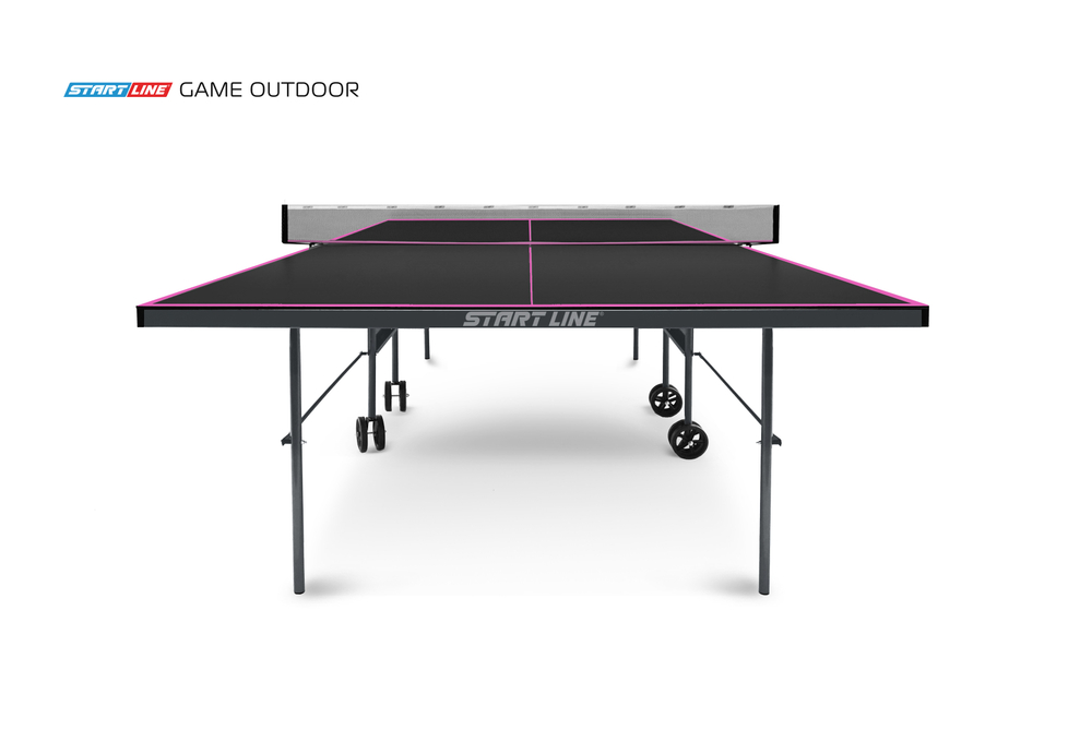 Стол теннисный Game 6 Всепогодный с сеткой Black
