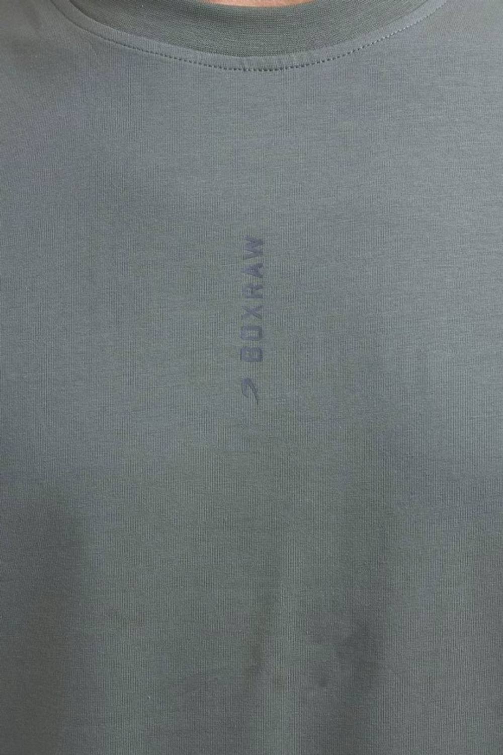 Футболка BOXRAW Lineal Oversized зеленая