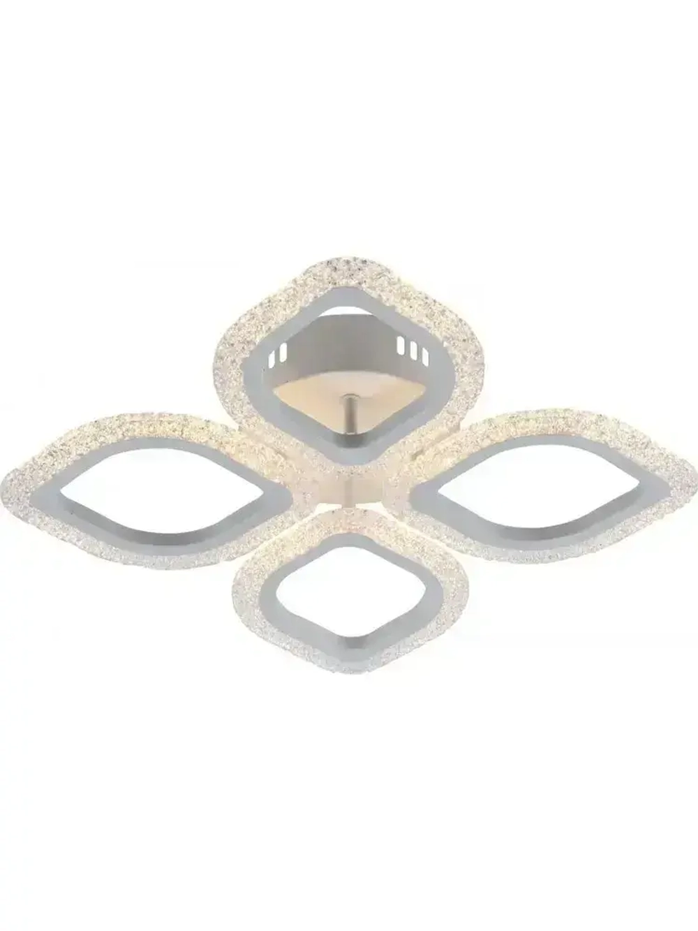 Люстра потолочная светодиодная с пультом ДУ Rivoli белая 56Вт 2800-6300К, светильник на кухню, в детскую, в спальню