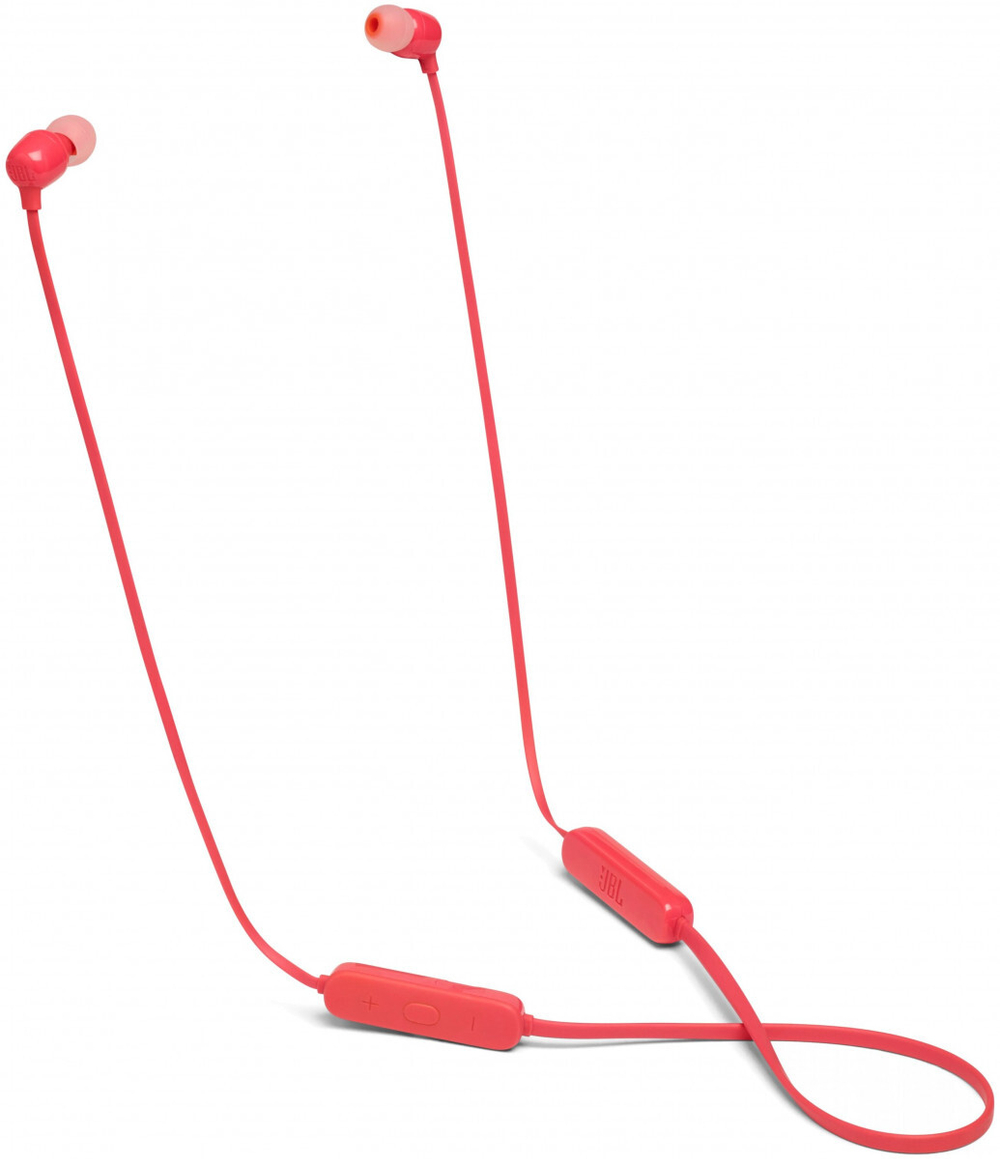 Беспроводные наушники JBL T115BT, коралловый