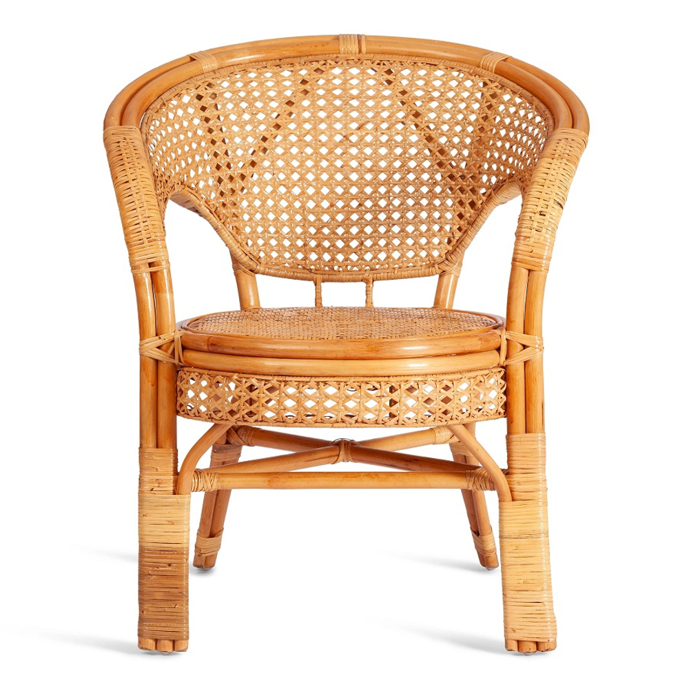 Кресло "PELANGI" ротанг, без подушки, цвет Honey (мед)