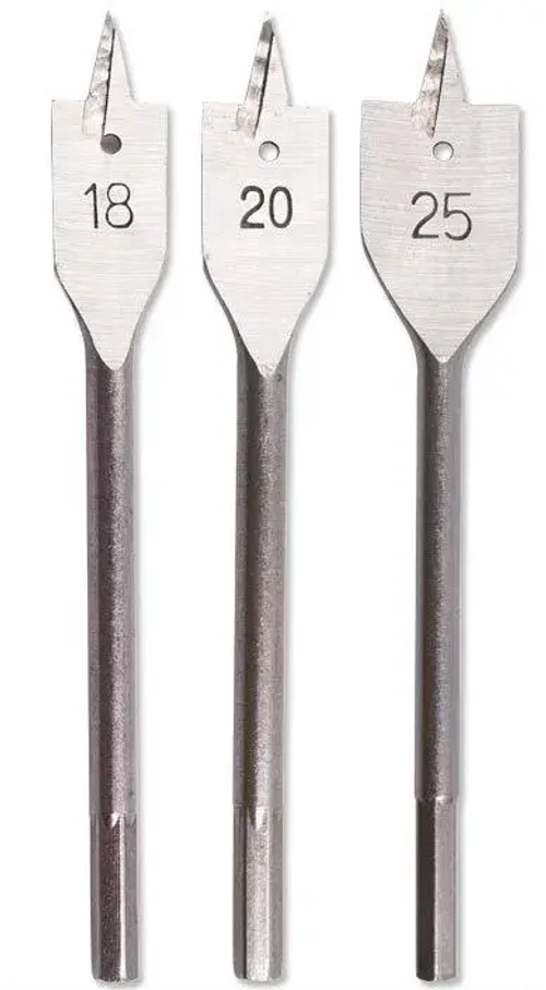 Сверла по дереву, набор перьевых сверл, перо по дереву, 6 шт, 10-25 мм