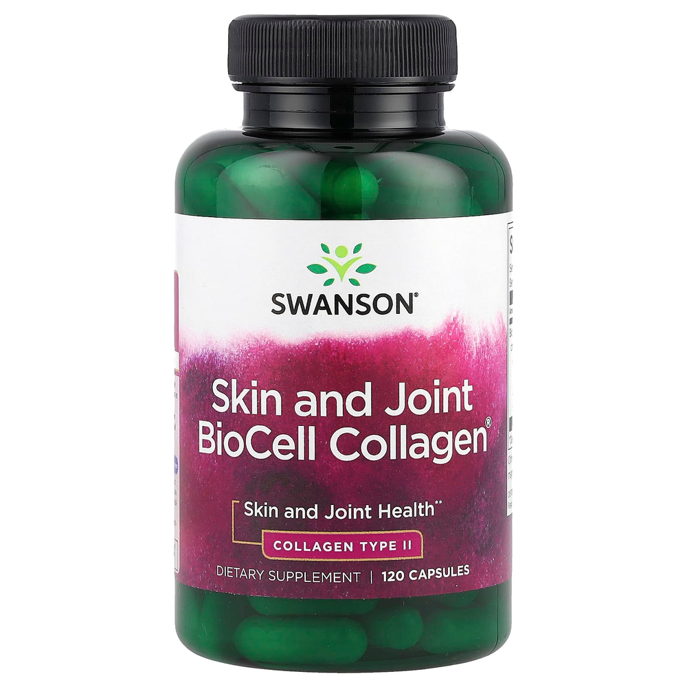 Swanson, BioCell Collagen® для кожи и суставов, 120 капсул
