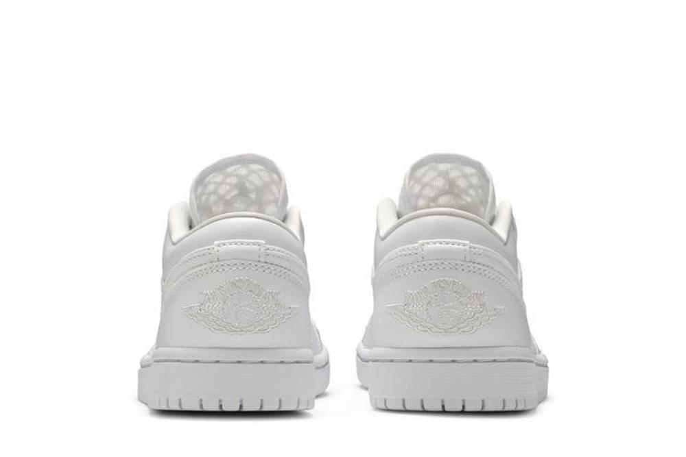 Кроссовки Jordan Air Jordan 1 Low All-White (Женская размерная сетка)