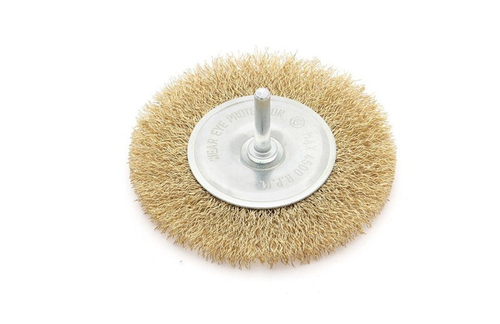 Щетка для дрели d-100 проволочная плоская (Дело Техники)