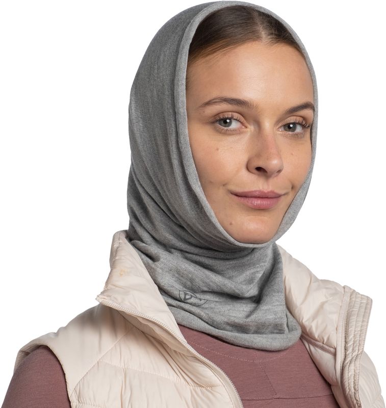Шерстяной шарф-труба Buff Merino Midweight Melange Cloud Фото 3