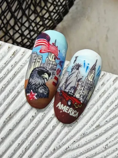 Пластина для стемпинга ENIGMANIC Stamping American Mood