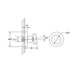 Steinberg Серия 100 Массажная форсунка 1/2“, поворотная, оптимальный поток воды с 5 л/мин., xром 100 4400