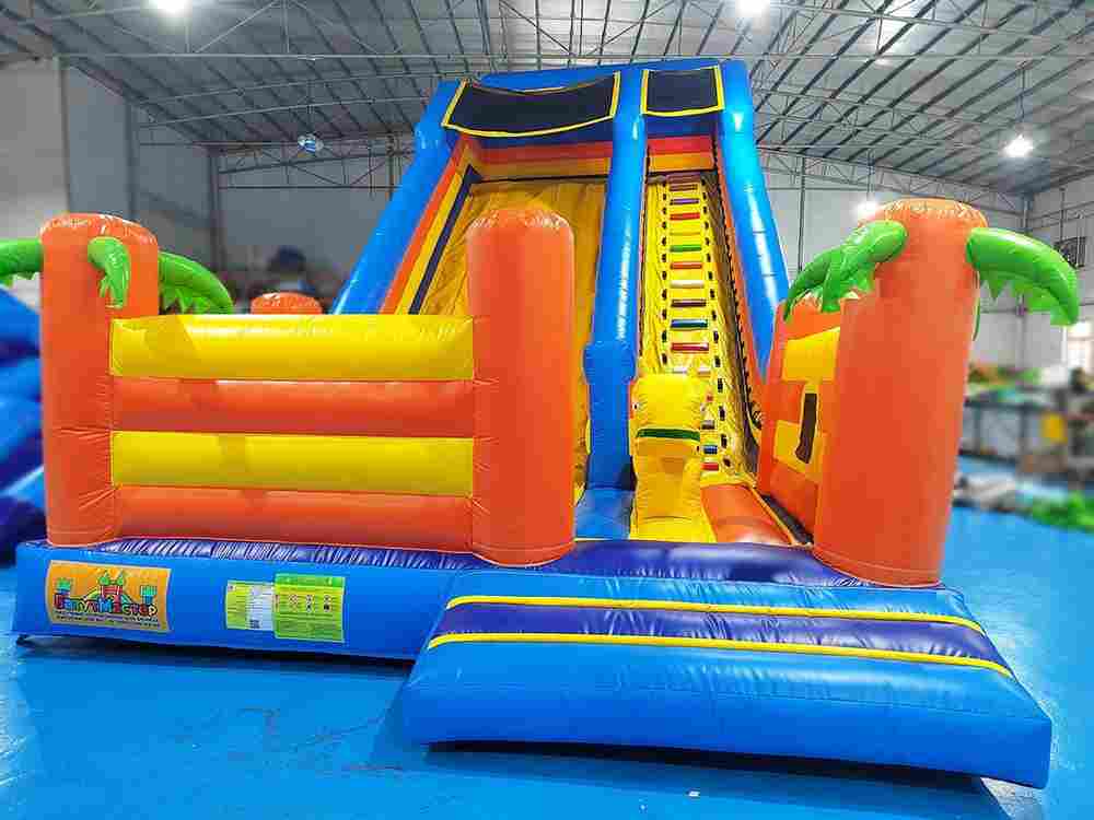 Надувной батут-горка "Супер-волна ST" 10*5*6,8 м