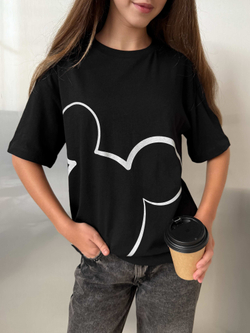 Футболка для девочки маус