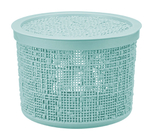 Коробка БЯЗЬ 2л с крышкой круглая D=17см М 2328