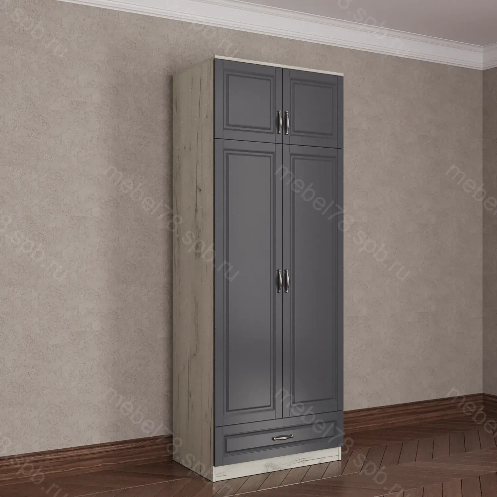 Шкаф распашной с антресолью 2/3