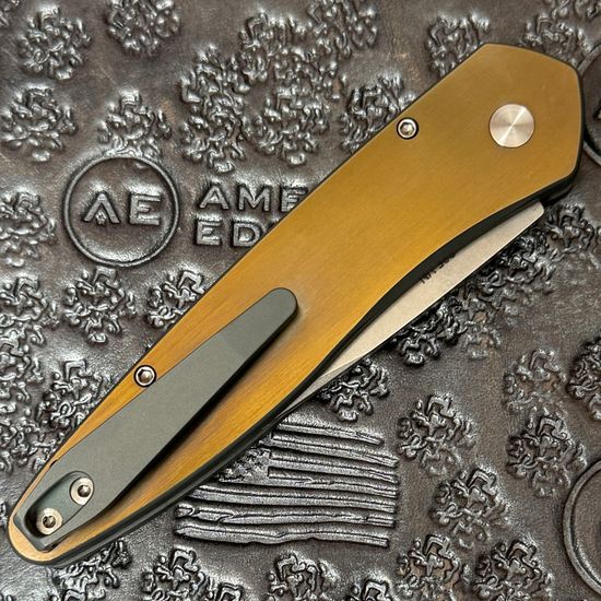 Нож автоматический Pro-Tech NEWPORT CUSTOM 002 (2024 г.) - клинок CPM-S35VN, титановая рукоять