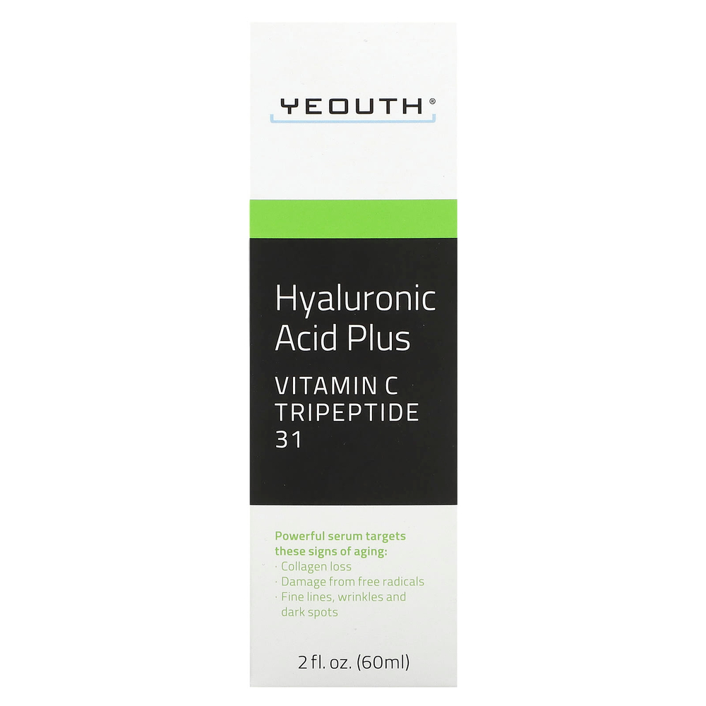 YEOUTH, Hyaluronic Acid Plus, 60 мл (2 жидк. унции)