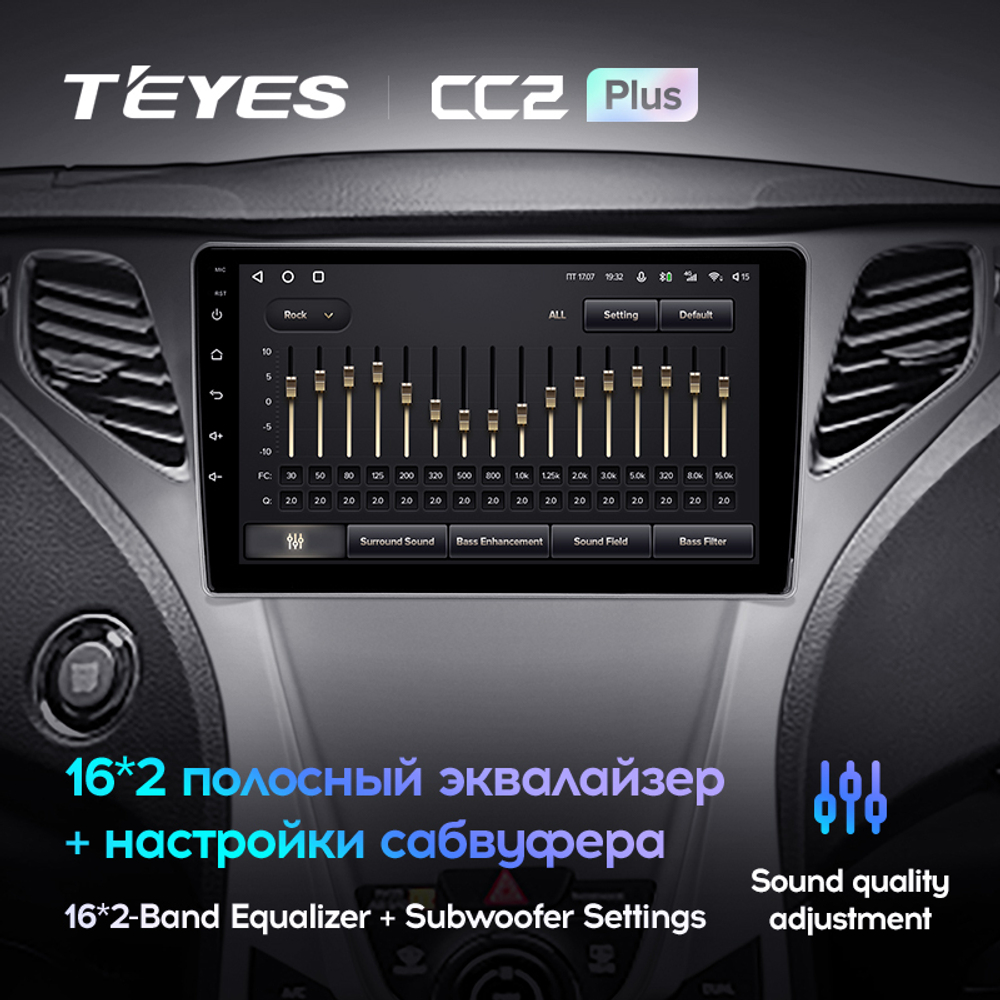 Teyes CC2 Plus 9" для Hyundai Azera II 2011-2014