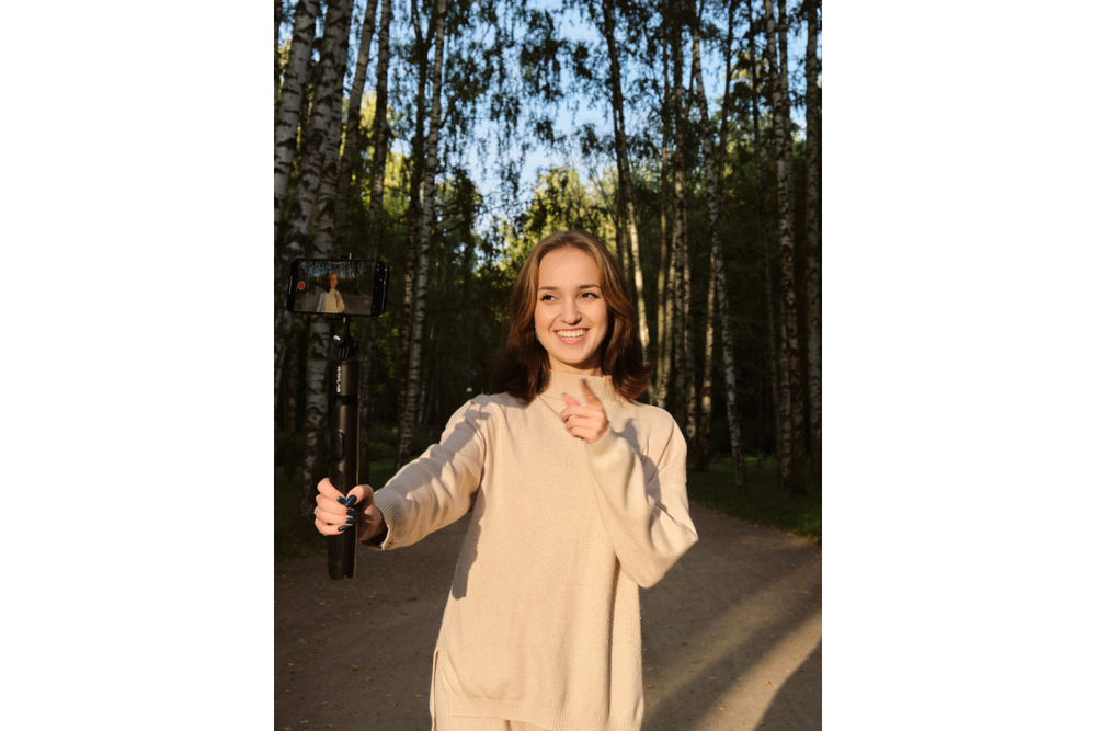 Штатив монопод для селфи Raylab MT-TH, 33-158 см, с пультом