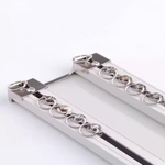 Алюминиевый карниз для штор, потолочный, двухрядный