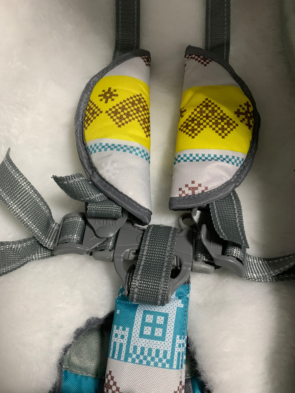 Коляска комбинированная «Ника Детям 7-7» скандинавия бирюзовый (арт. НД7-7/6)