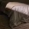 Комплект постельного белья изо льна и хлопка серо-бежевого цвета из коллекции essential, 200х220 см