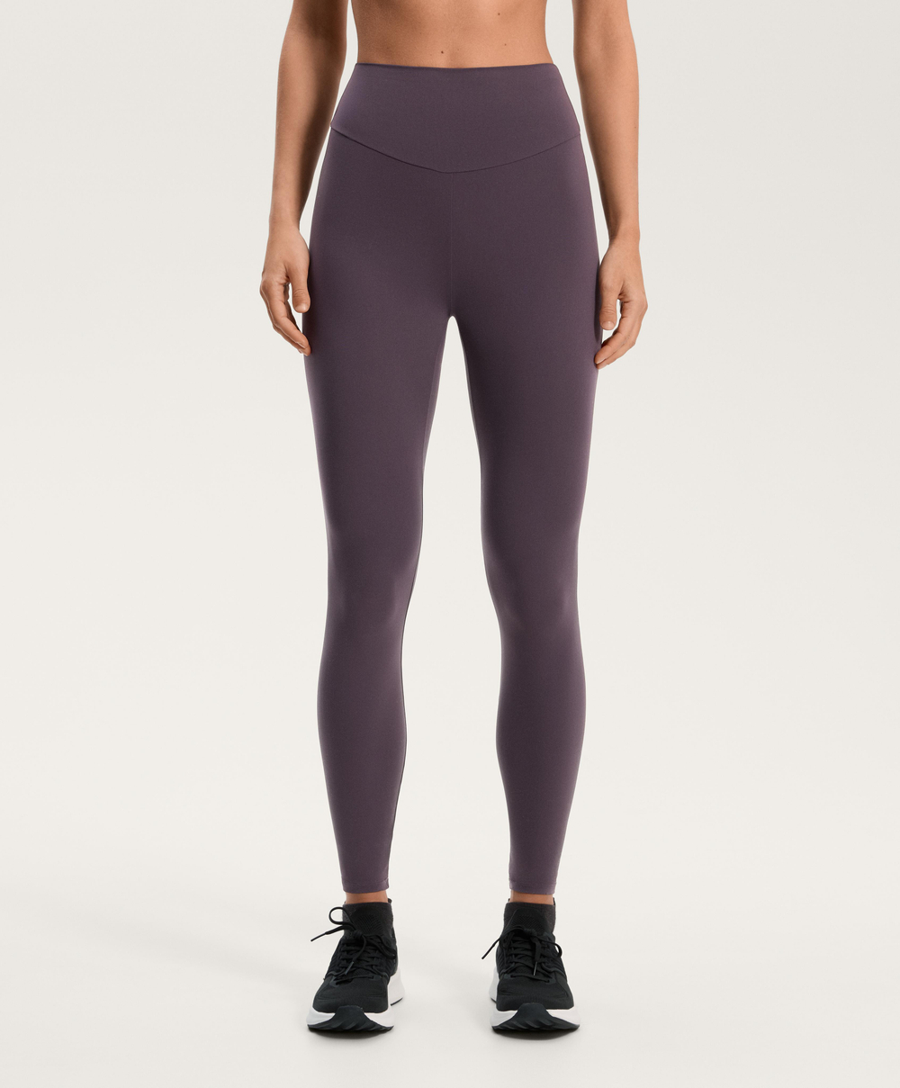 OYSHO Легинсы длиной до щиколотки Comfortlux с высокой посадкой, темно-баклажановый