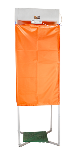 Душ дачный Д-135-П (135л) с подогревом Вихрь