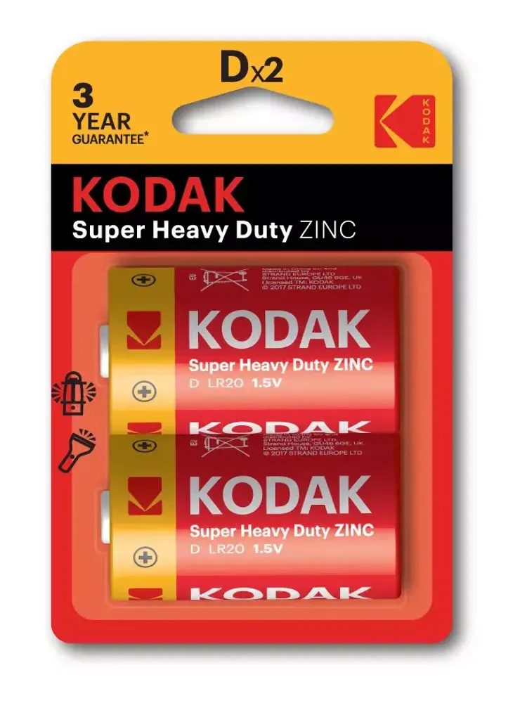 Батарейка Kodak R14-2S EXTRA HEAVY DUTY KCHZ-2S