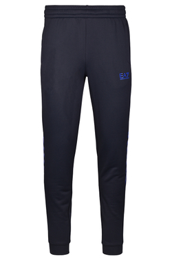 Теннисные брюки EA7 Man Jersey Trouser - black
