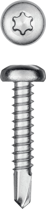 KRAFTOOL DS-P, 25 х 3.5 мм, А2, сверло, полукруглая головка, ТХ15, 600 шт, саморез нержавеющий (300931-35-025)