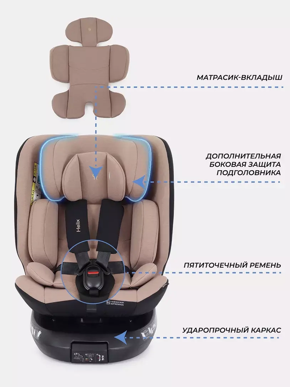 Автокресло Rant Helix isofix (40-150 см)