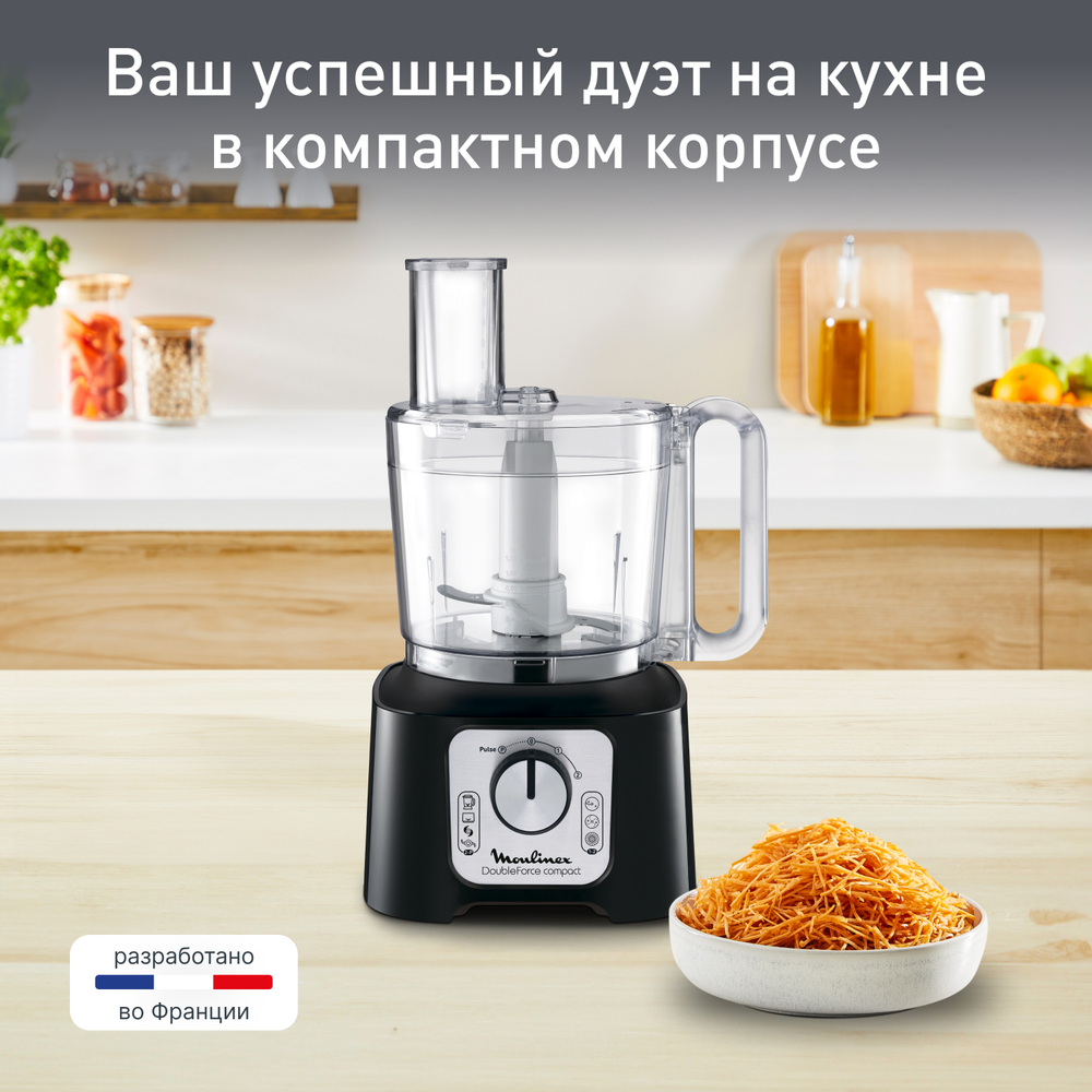 Кухонный комбайн Moulinex Double Force FP546811