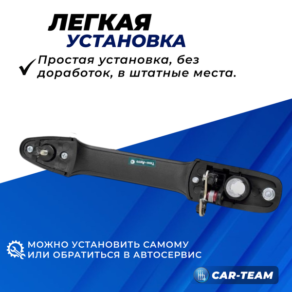 Евроручки дверей на ВАЗ 2108, 2113 "Тюн-Авто" (неокрашенные)
