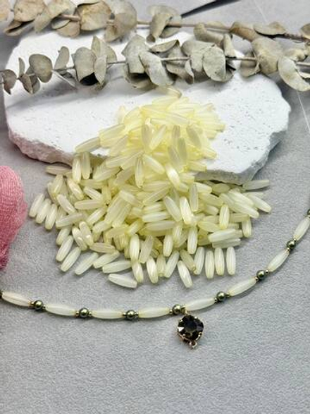 Стеклянные бусины «Кошачий глаз», Топаз, 12*4 мм, 100 штук