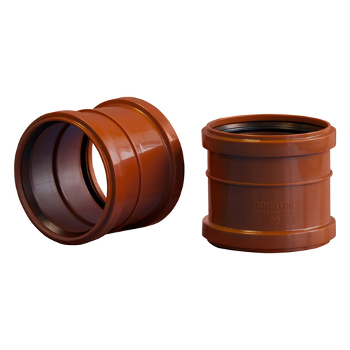 110 Муфта двойная ПП ПОЛИТЭК наруж.
