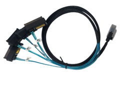 Кабель Mini SAS SFF-8087 - 4xSFF-8482 1.0м (без кабеля питания)