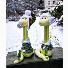 Игрушка ручной работы «Змейки» / 27 - 30см