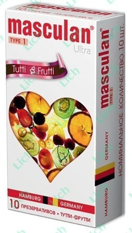 Презервативы Masculan Ultra Тутти-Фрутти (Tutti-Frutti)