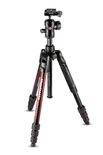 Штатив с головкой Manfrotto Befree Advanced Travel Twist красный