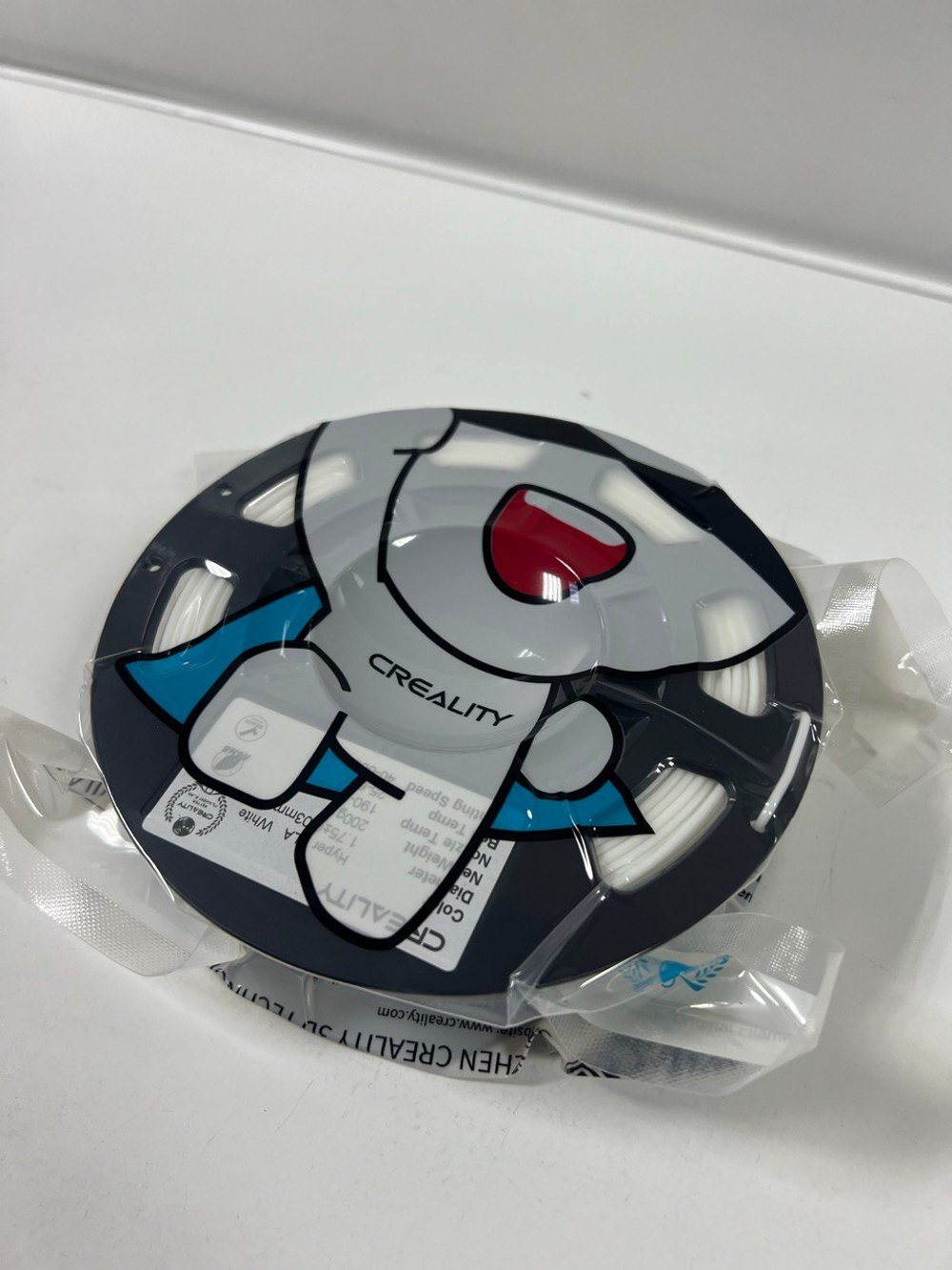Катушка Hyper PLA-пластика Creality 1.75 мм 0.2кг., белая