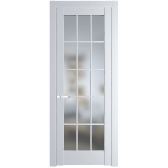 Межкомнатная дверь эмаль Profil Doors 4.1.2 (р.15) PD вайт стекло матовое