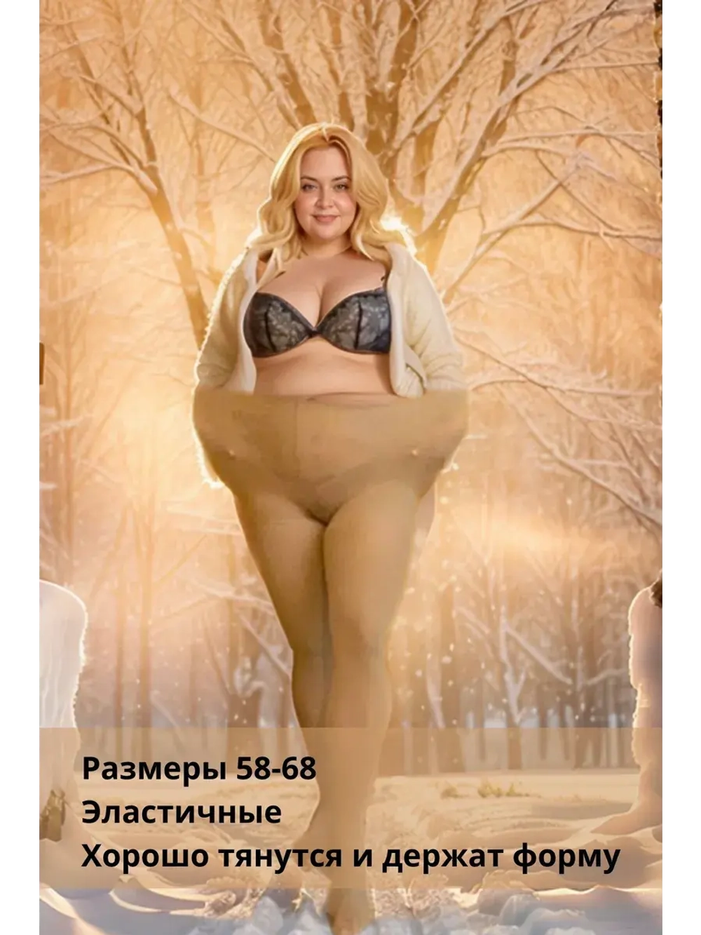 Набор 2 шт Теплые колготки капроновые 600 den