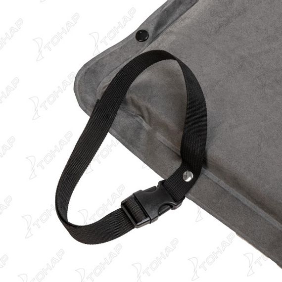 Коврик самонадув. 188x65x5 флок серый (N-005В-G) NISUS